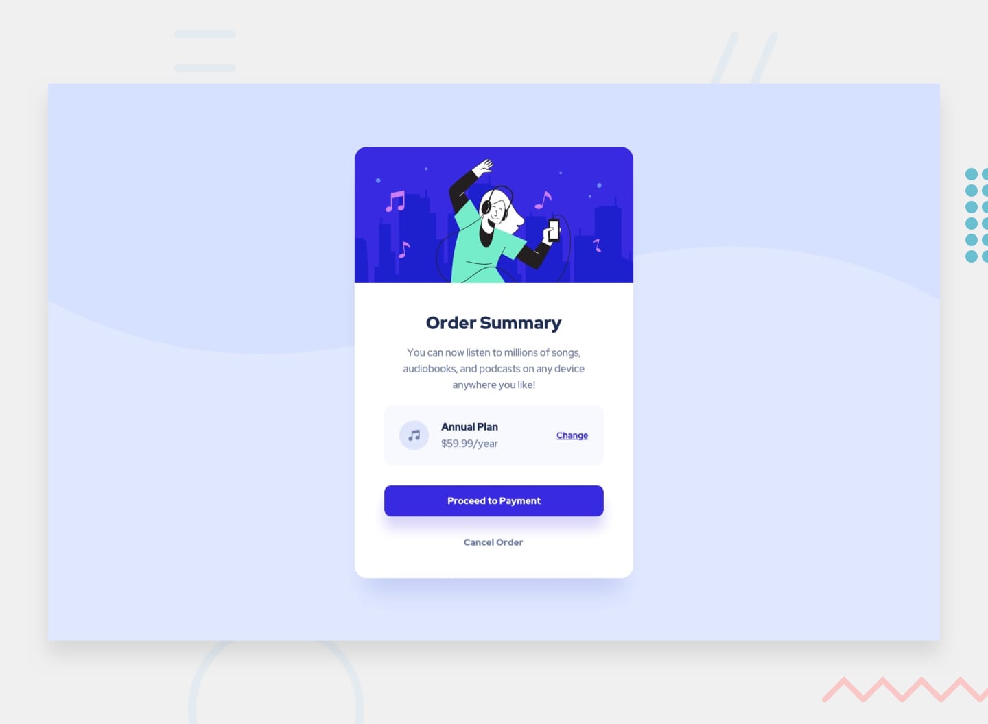 Results sumamry component preview
