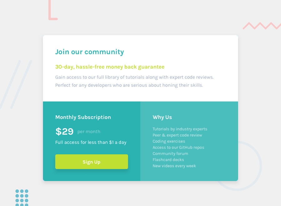 Results sumamry component preview